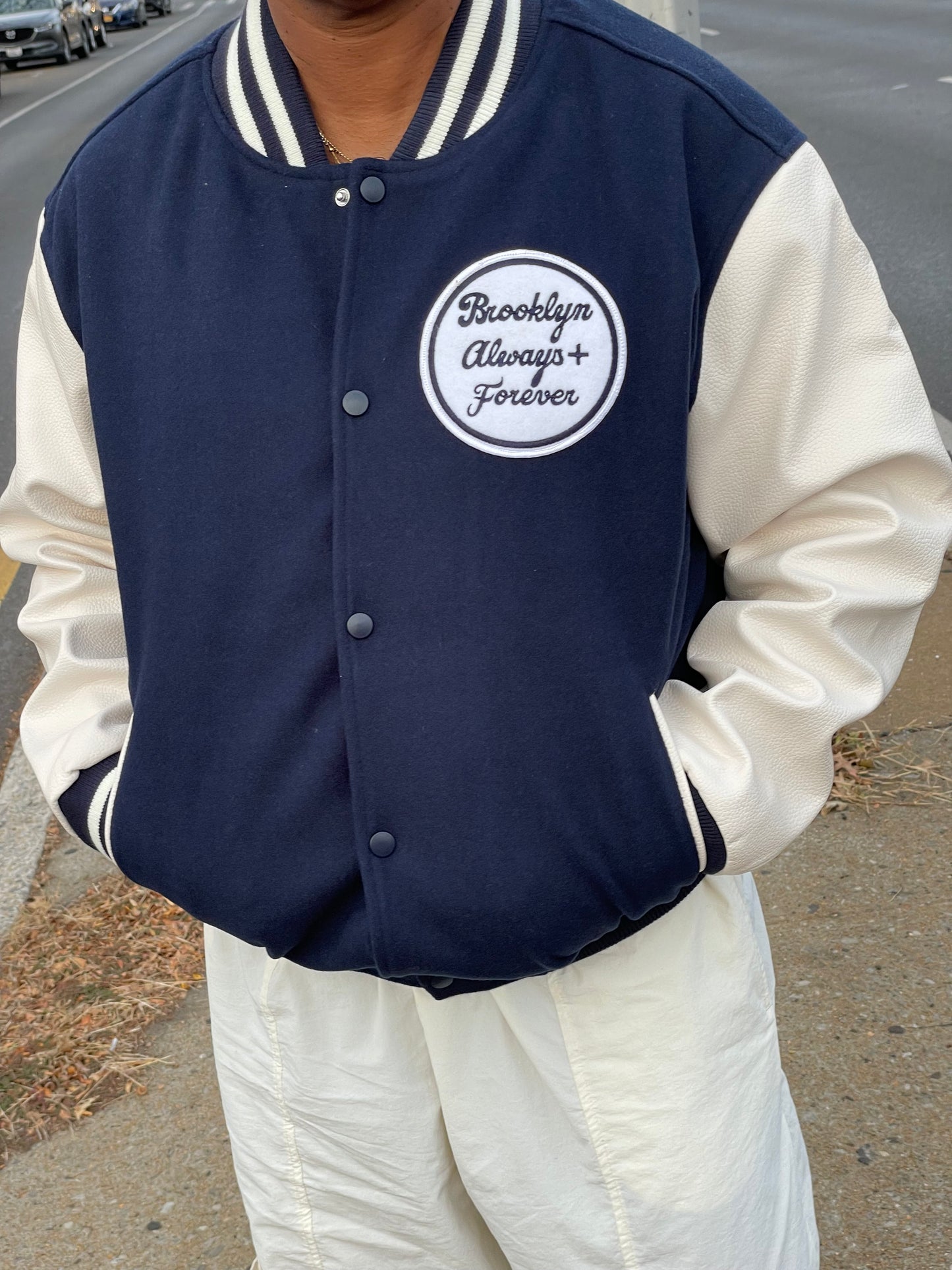 Brooklyn Always & Forever Varsity Jacket
