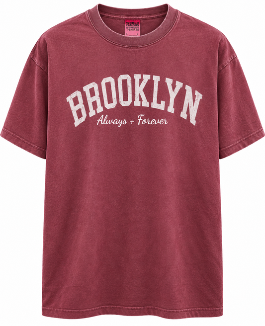 Mauve Brooklyn Aways + Forever T-shirt