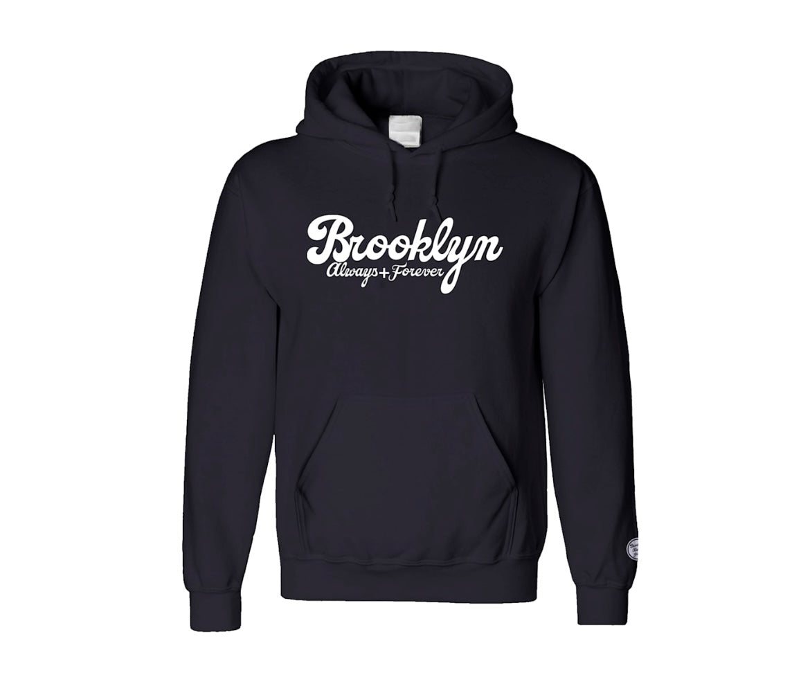 Black Brooklyn Always and Forever Hoodie Brooklyn Always + Forever